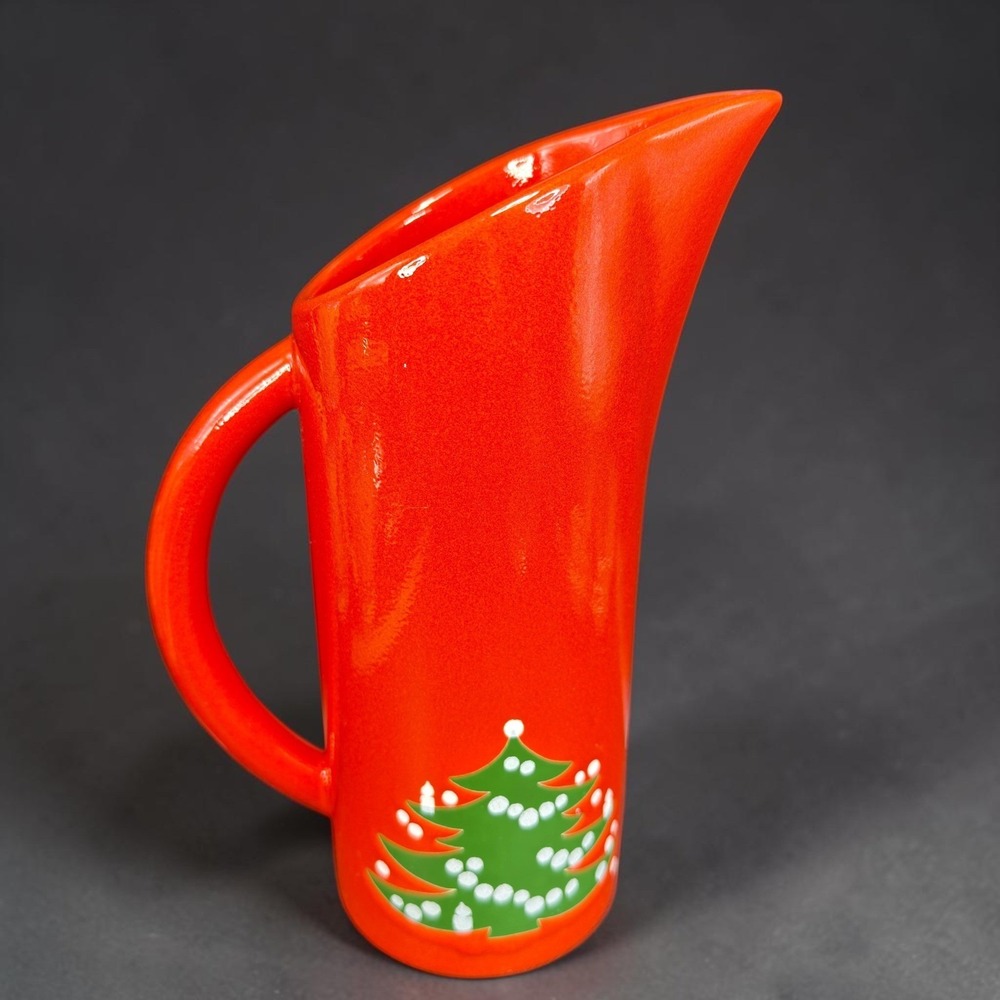 Waechtersbach‎ Christmas Tree Pitcher Holiday Jug Carafe Vase 32oz West Germany